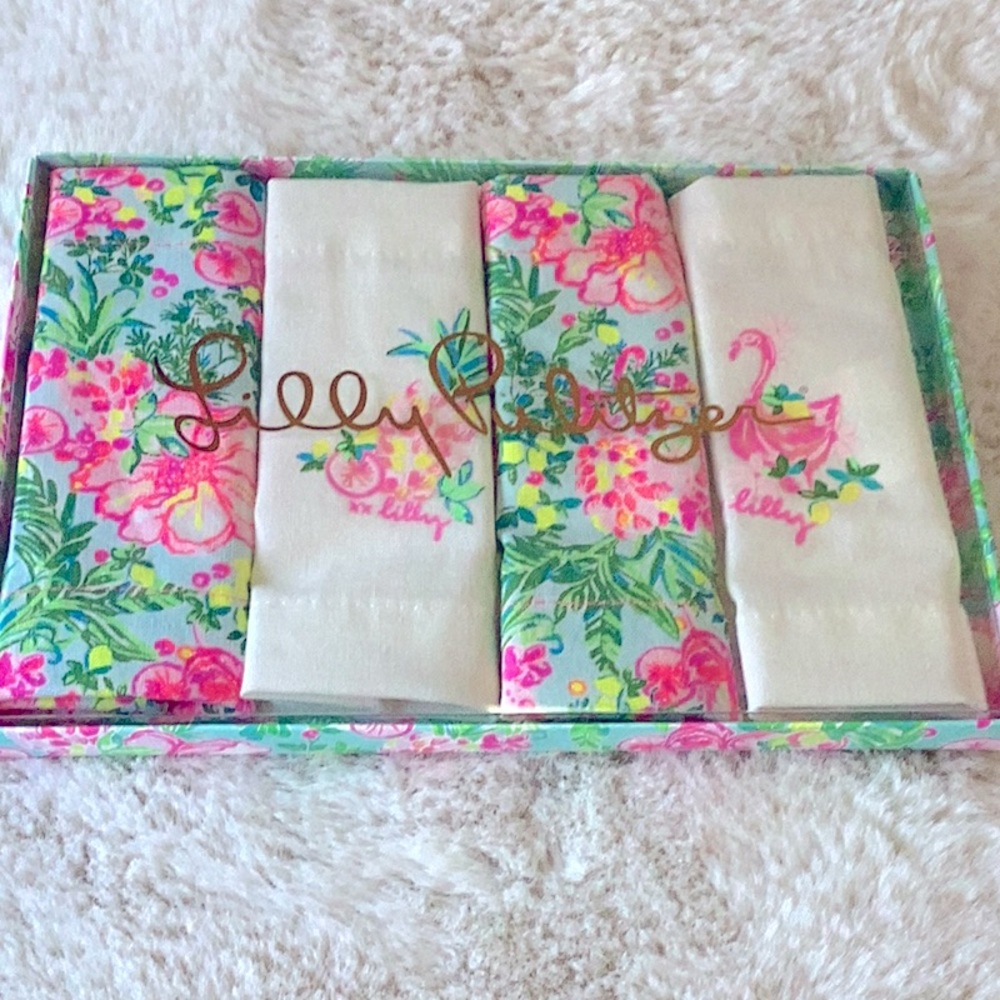 Lilly Pulitzer Cocktail Napkin Set NEW